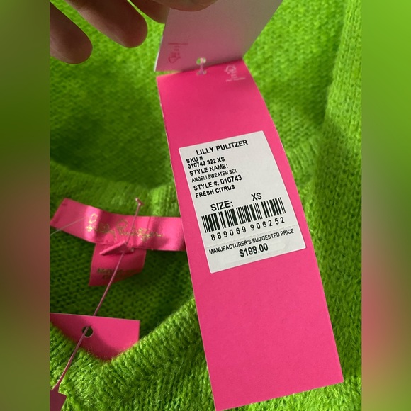 Lilly Pulitzer Angeli Sweater Set Fresh Citrus - Picture 4 of 4
